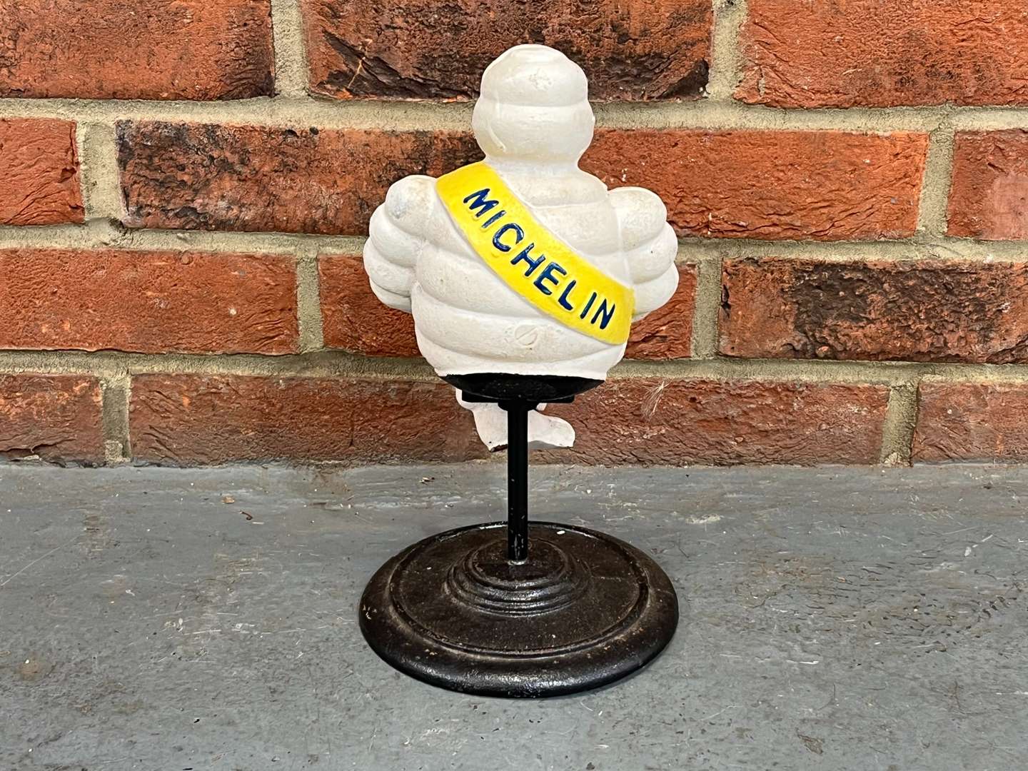 <p>Cast Iron Michelin Man Seated&nbsp;</p>