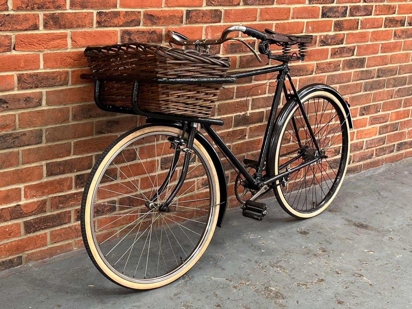 <p>Vintage Trade Bike and Basket</p>