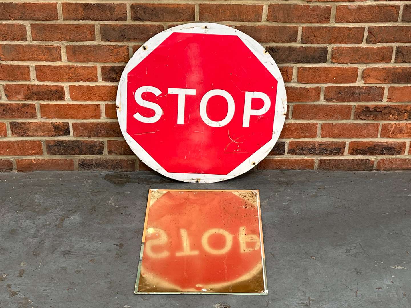 <p>Stop/GO Sign and Brooklands Tin Race (2)</p>