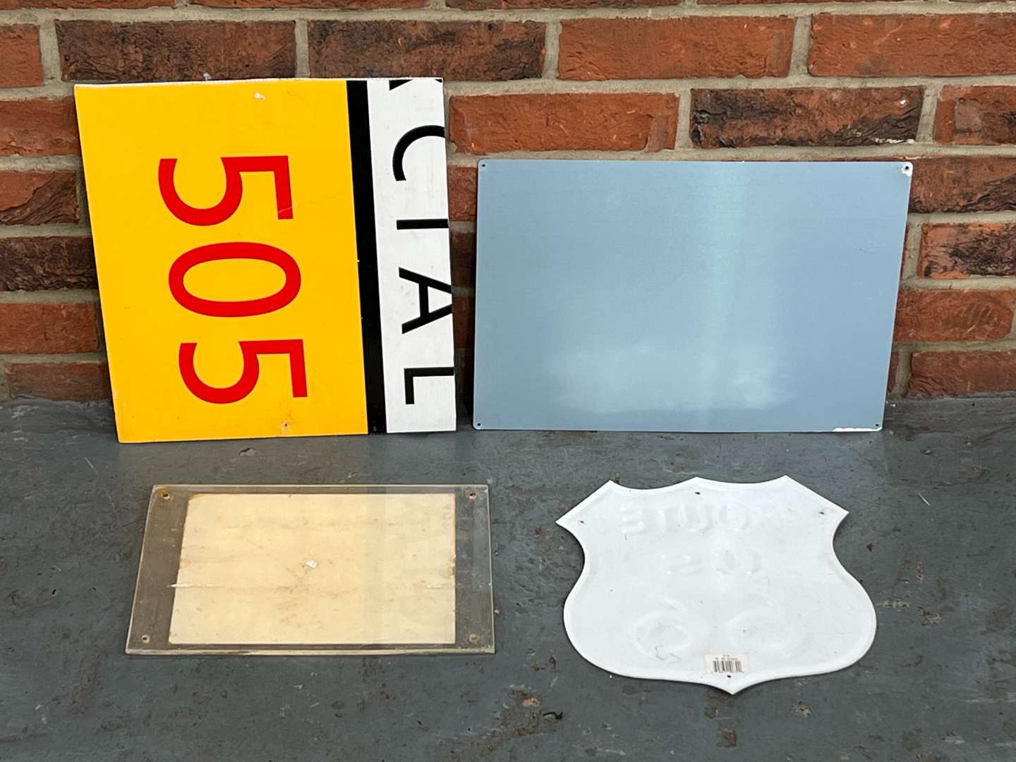 <p>Four Assorted Signs</p>