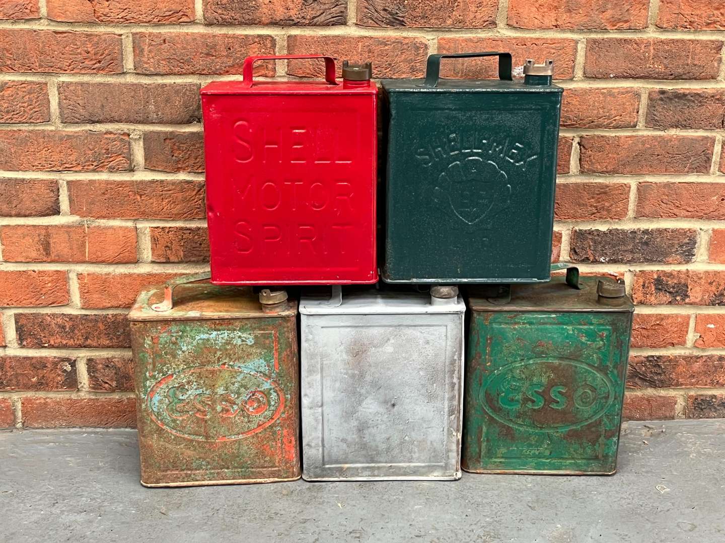 <p>Five Two Gallon Fuel Cans</p>