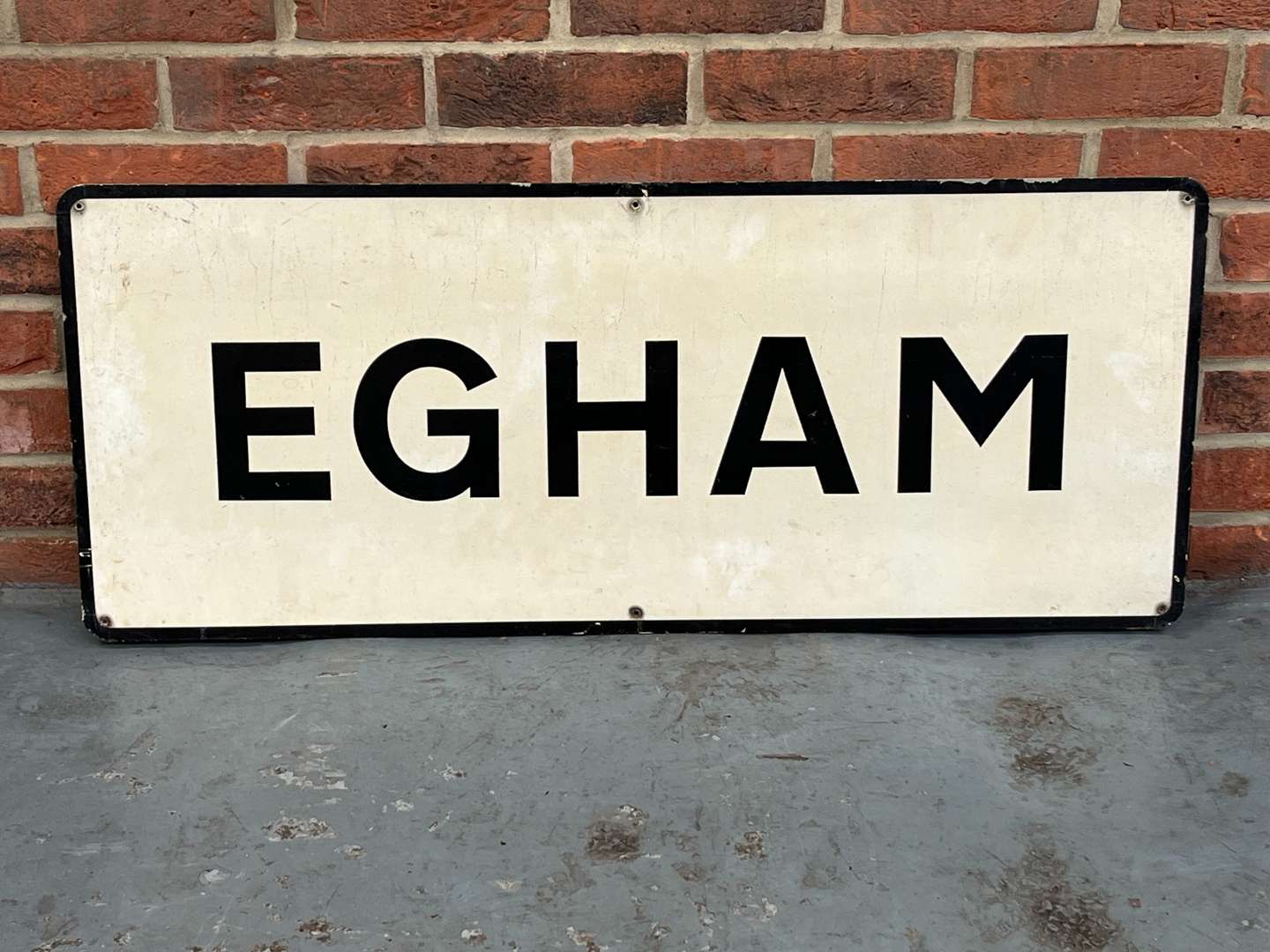 <p>Egham Street Sign</p>