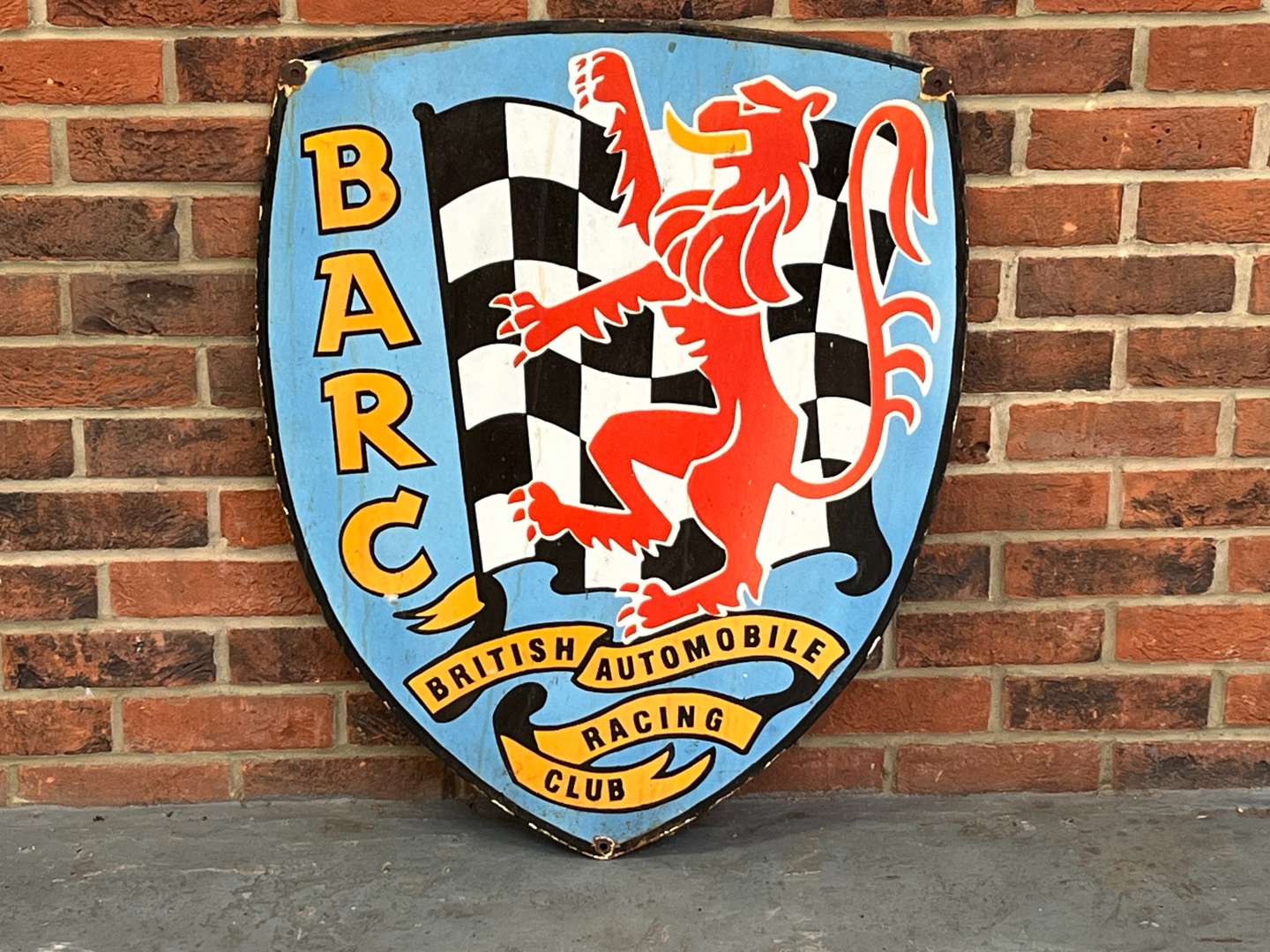 <p>BARC Enamel Shield Sign</p>