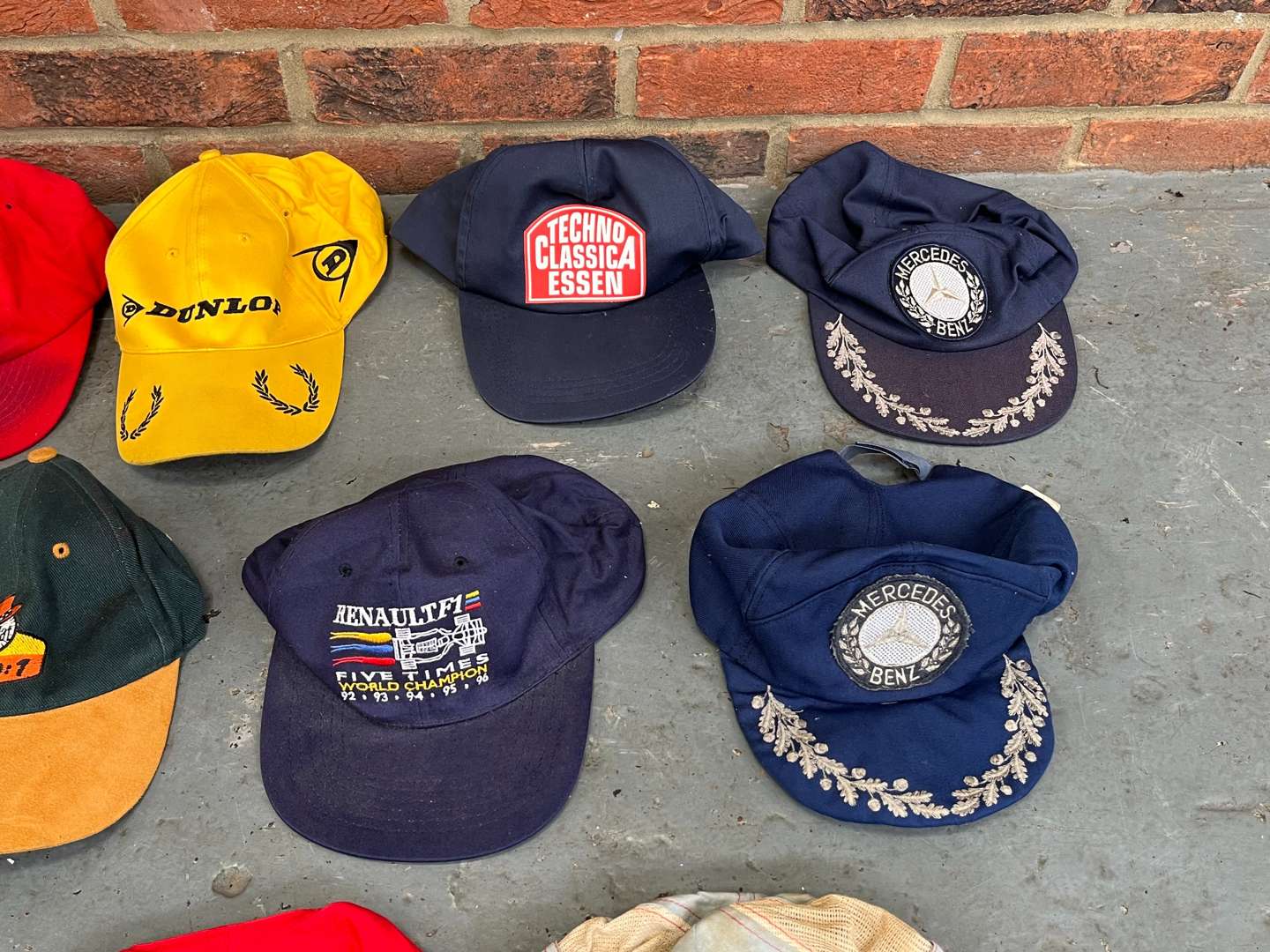 <p>Fifteen Motoring Related Caps</p>