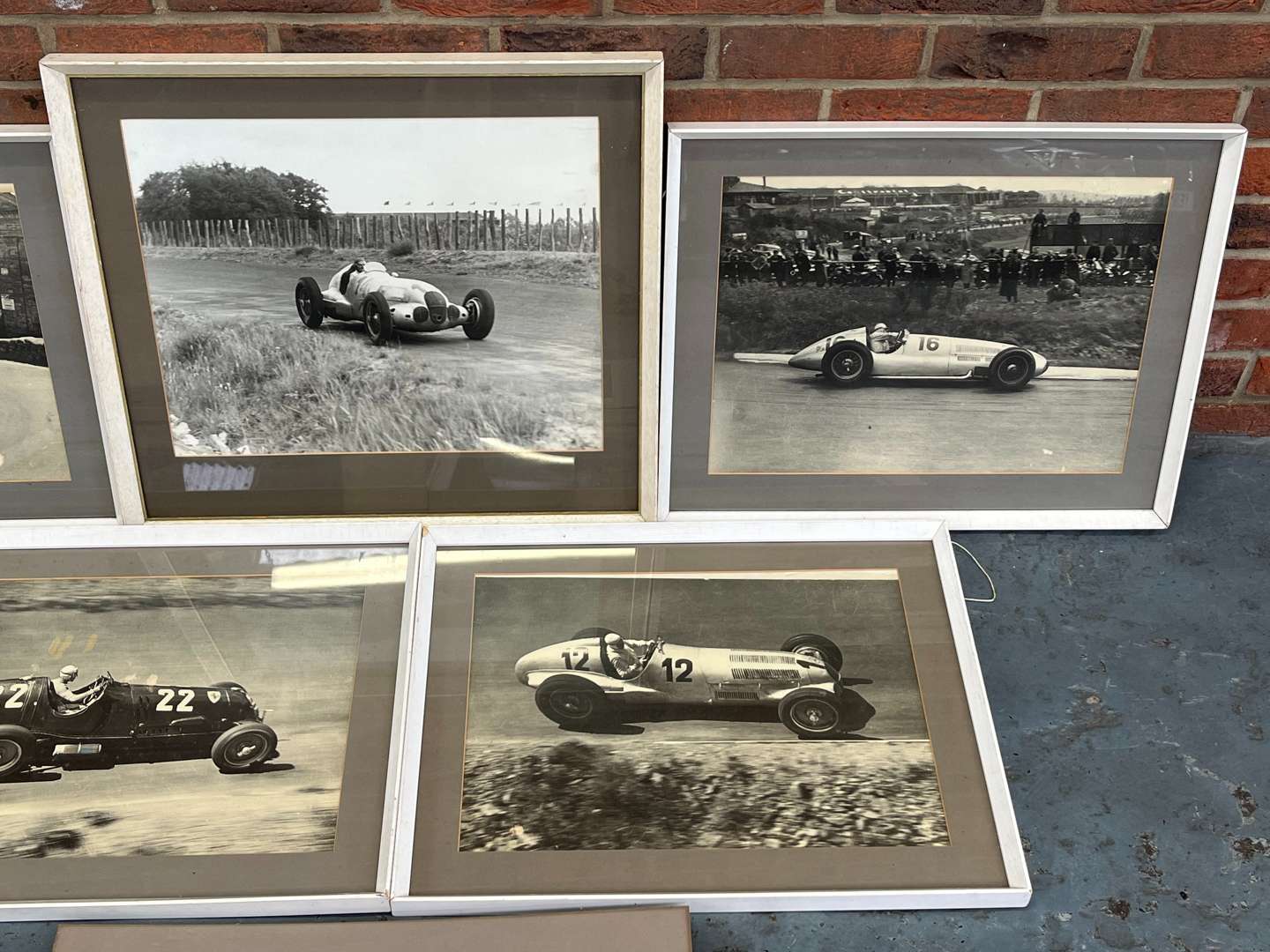 <p>Six Framed Classic Racing Prints</p>