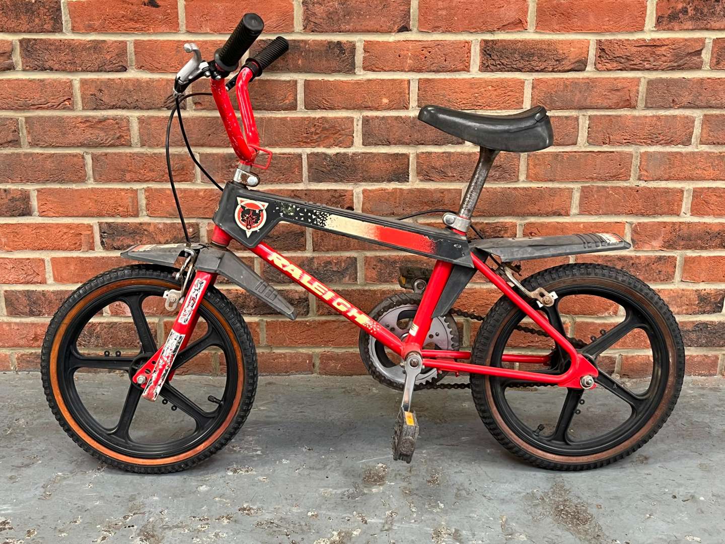 <p>Raleigh Childs Street Wolf Bike</p>