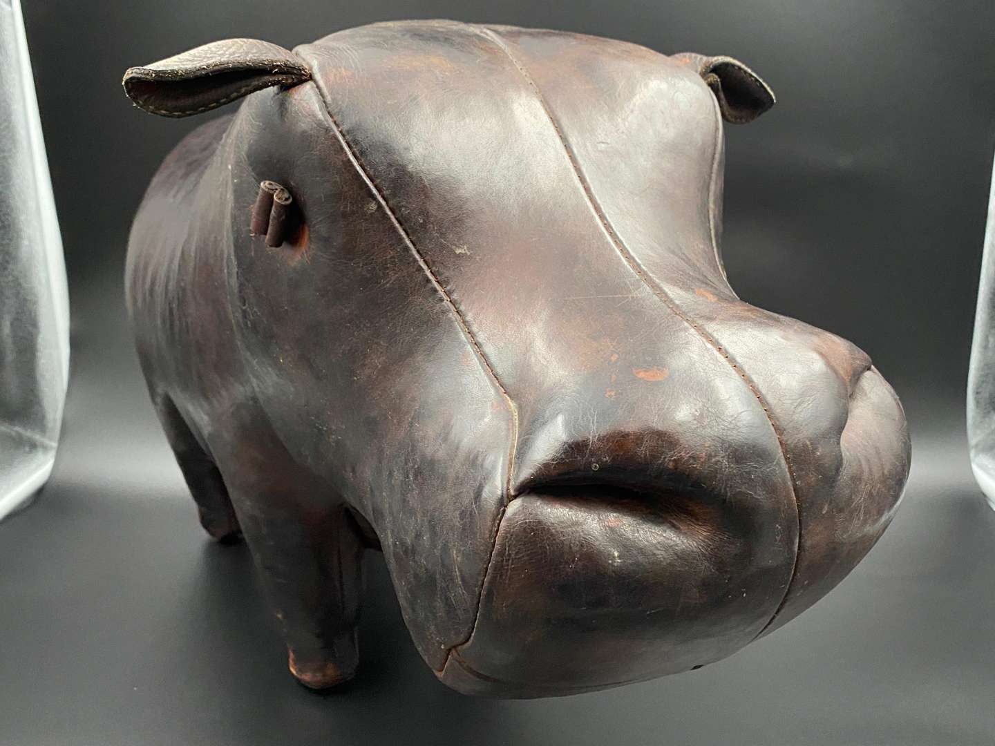 <p>LIBERTY, a standard size, stitched leather Hippopotamus</p>