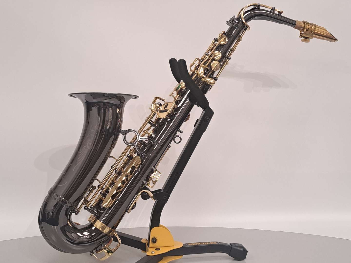 <p>JULIUS KEILWERTH, SX90R, “Shadow”, black nickel saxophone</p>