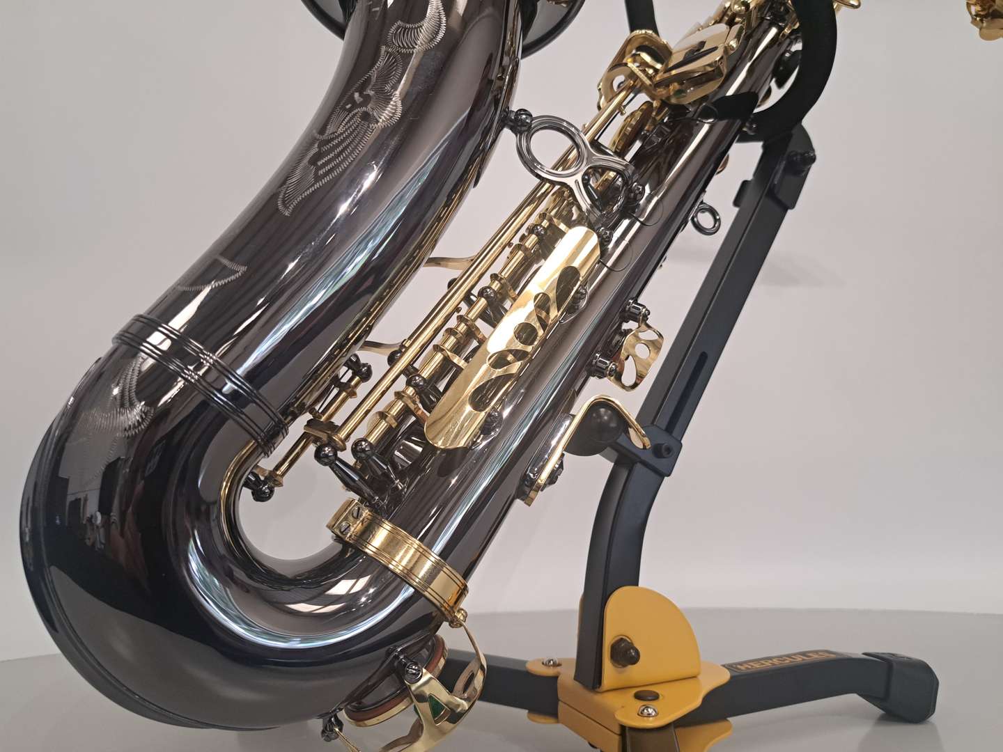 <p>JULIUS KEILWERTH, SX90R, “Shadow”, black nickel saxophone</p>