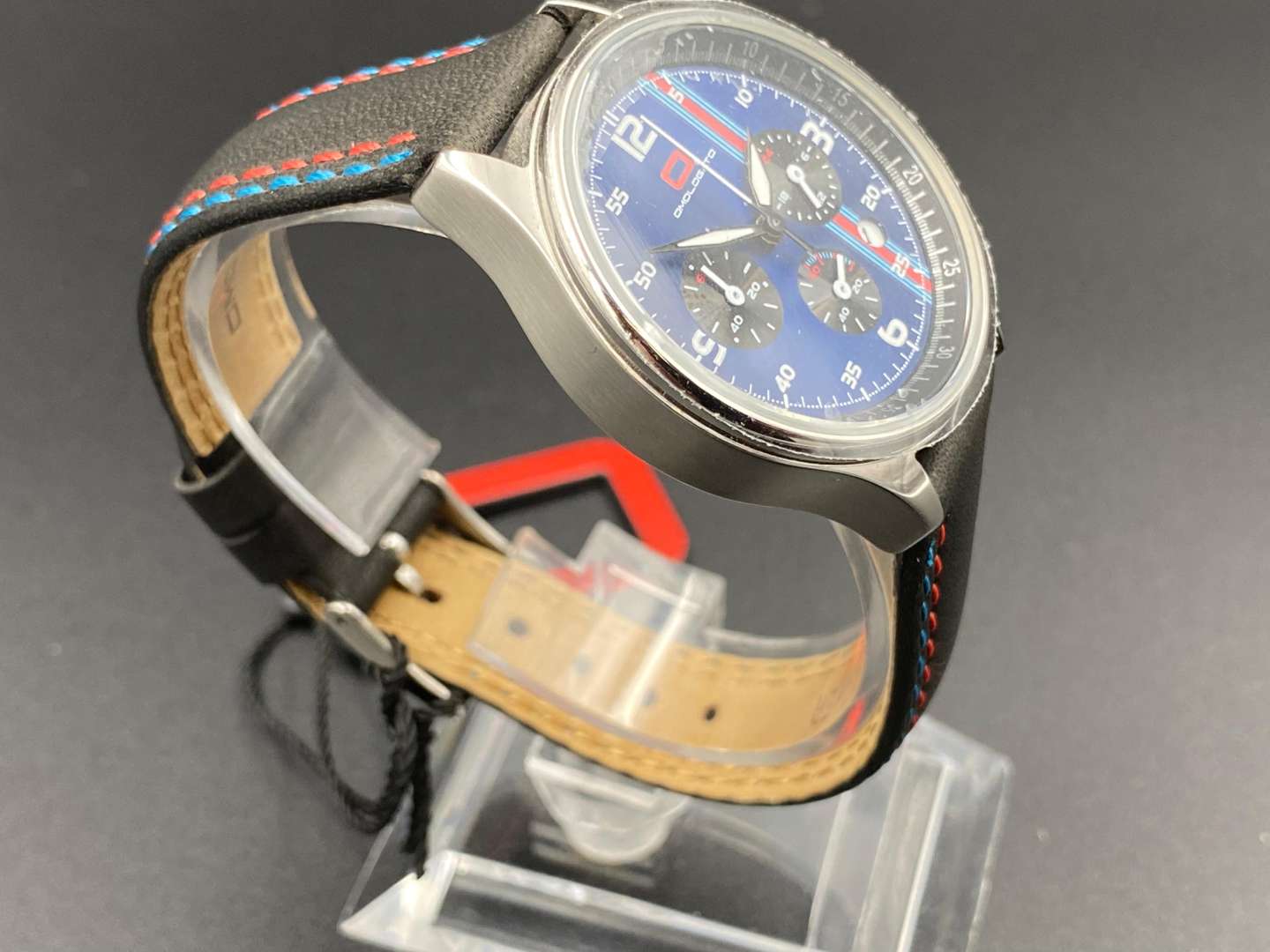 <p>OMOLOGATO, “Racing Chrono”, stainless steel, chronograph wristwatch,</p>