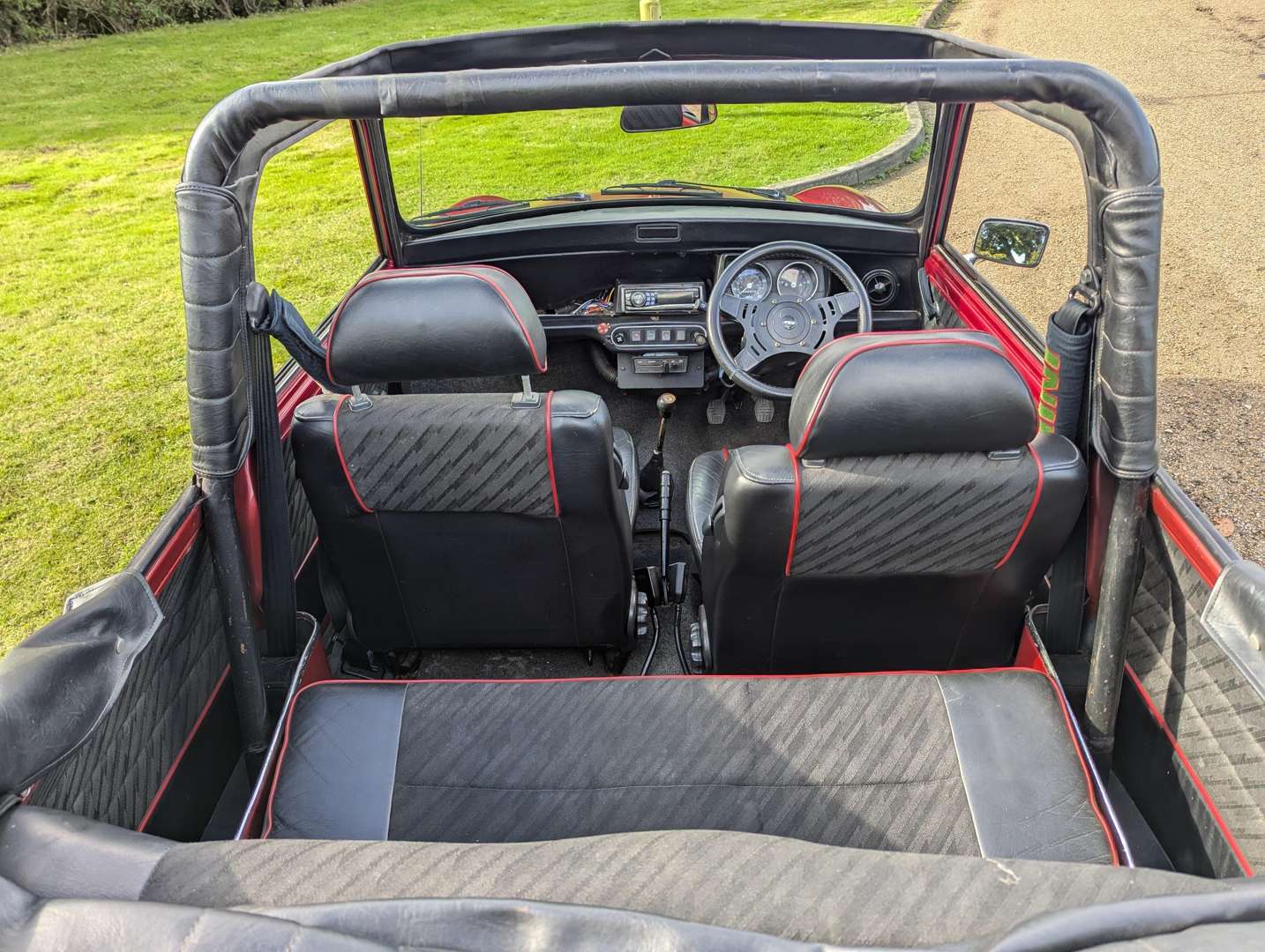 <p>1985 AUSTIN MINI MAYFAIR CONVERTIBLE</p>