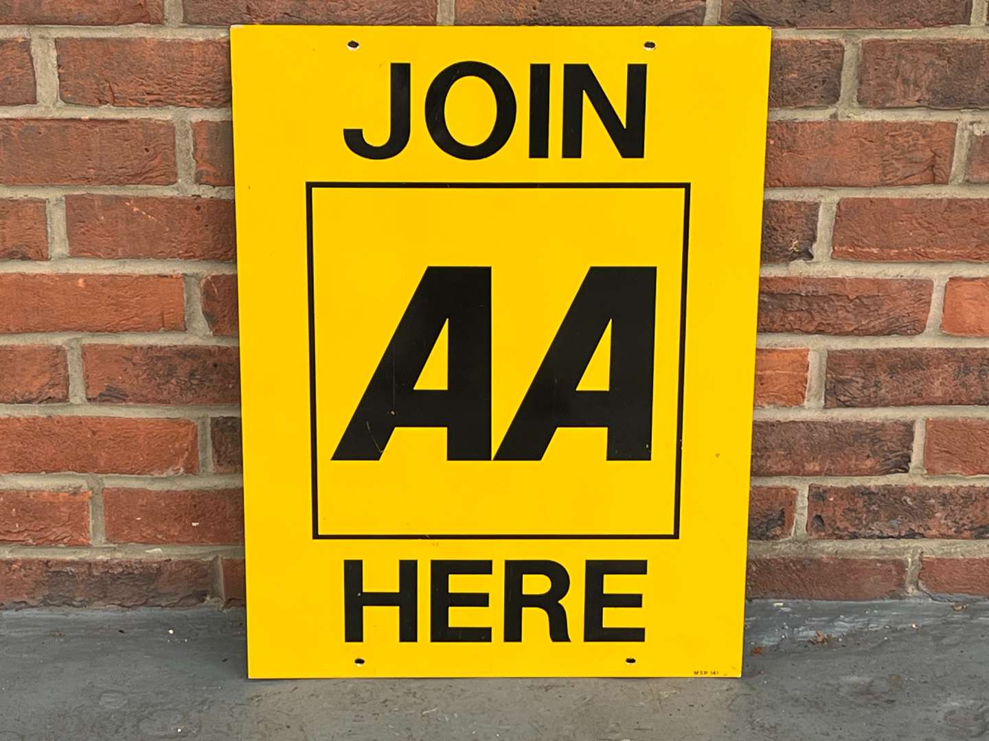 <p>Join AA Here Metal Sign</p>