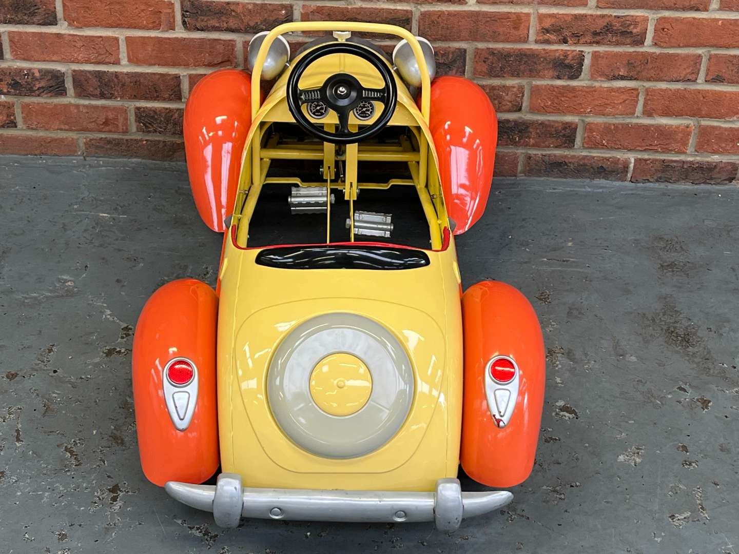 <p>Noddy Tin Plate Childs Pedal Car</p>