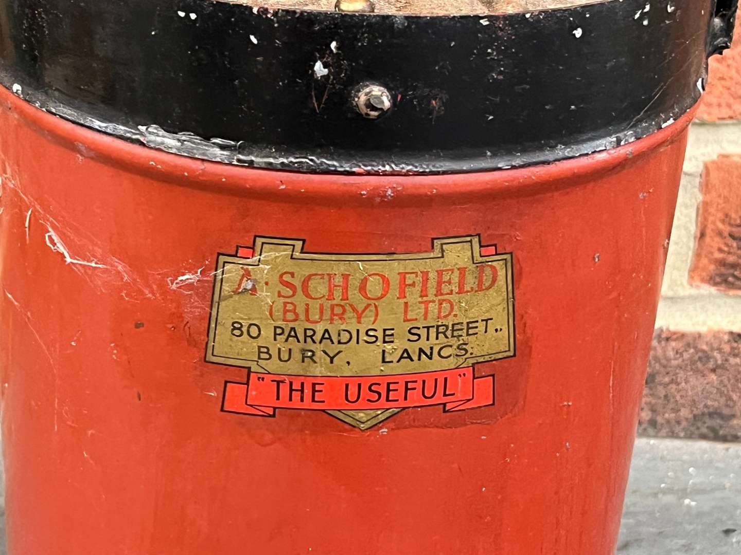 <p>Scofield Vintage Oil Can</p>