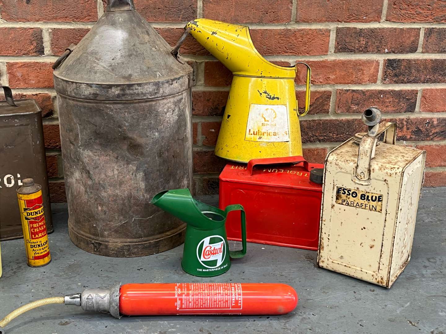 <p>Mixed Lot of Petrol Cans Oil Pourers Etc</p>