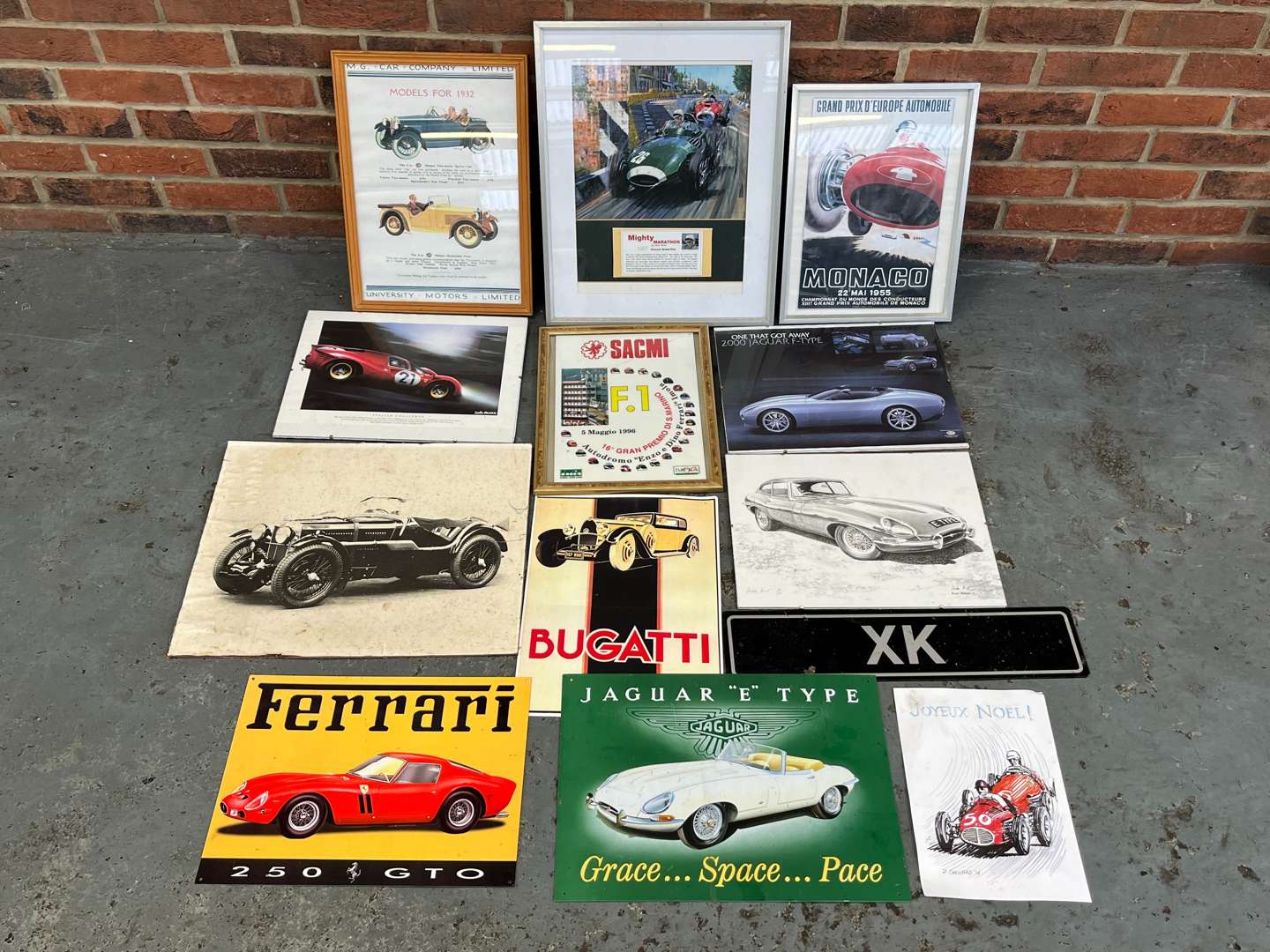 <p>Twelve Assorted Motoring Prints&nbsp;</p>