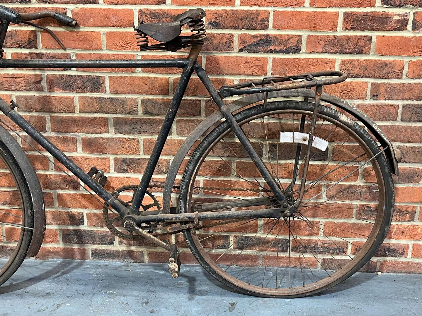 <p>Vintage Bicycle With Rod Brakes</p>