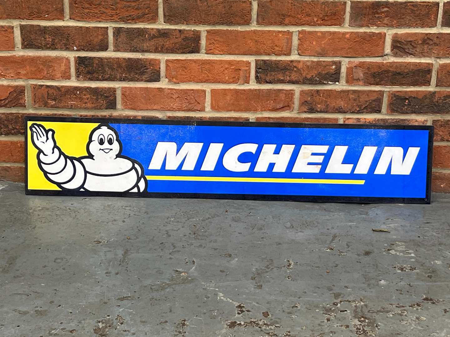 <p>Michelin Waving Man Metal Sign</p>