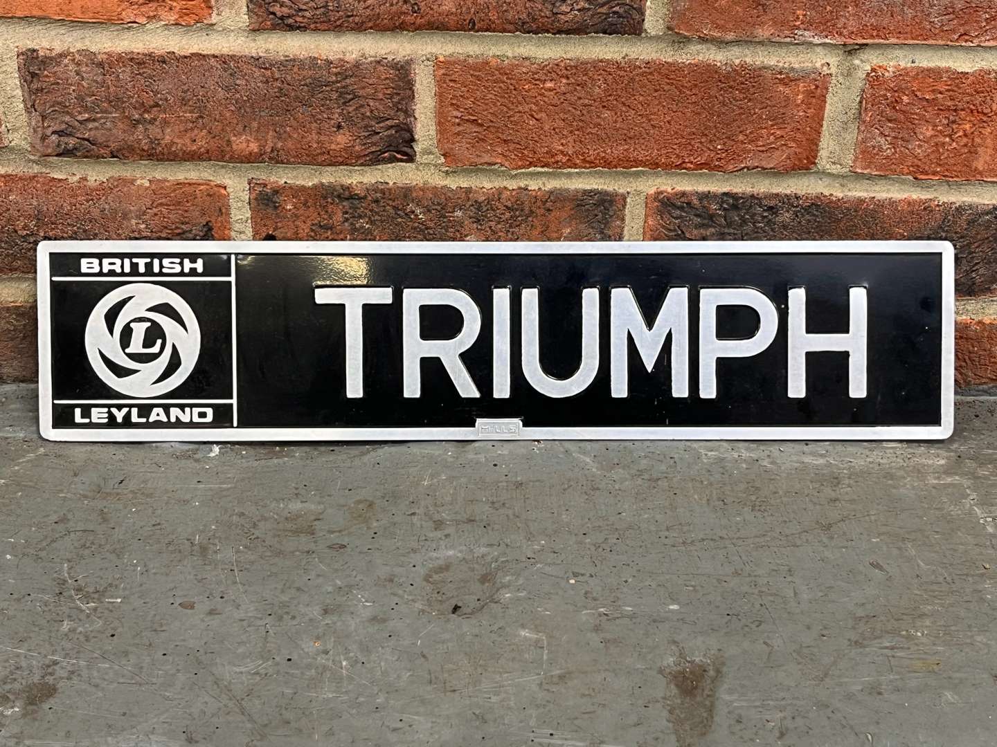 <p>Triumph Metal Sign</p>