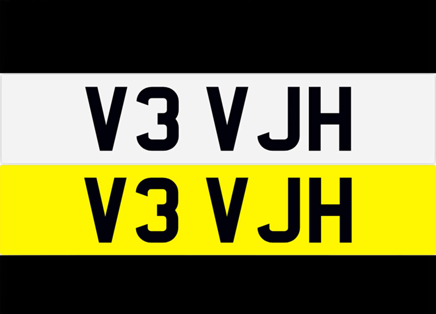 <p>&nbsp; V3 VJH Registration Number&nbsp;</p>