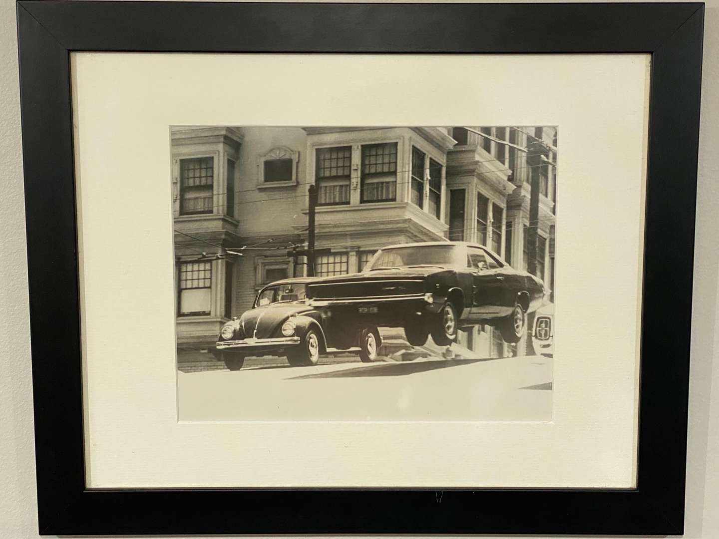 <p>BULLITT, (1968), framed black and white photograph.</p>