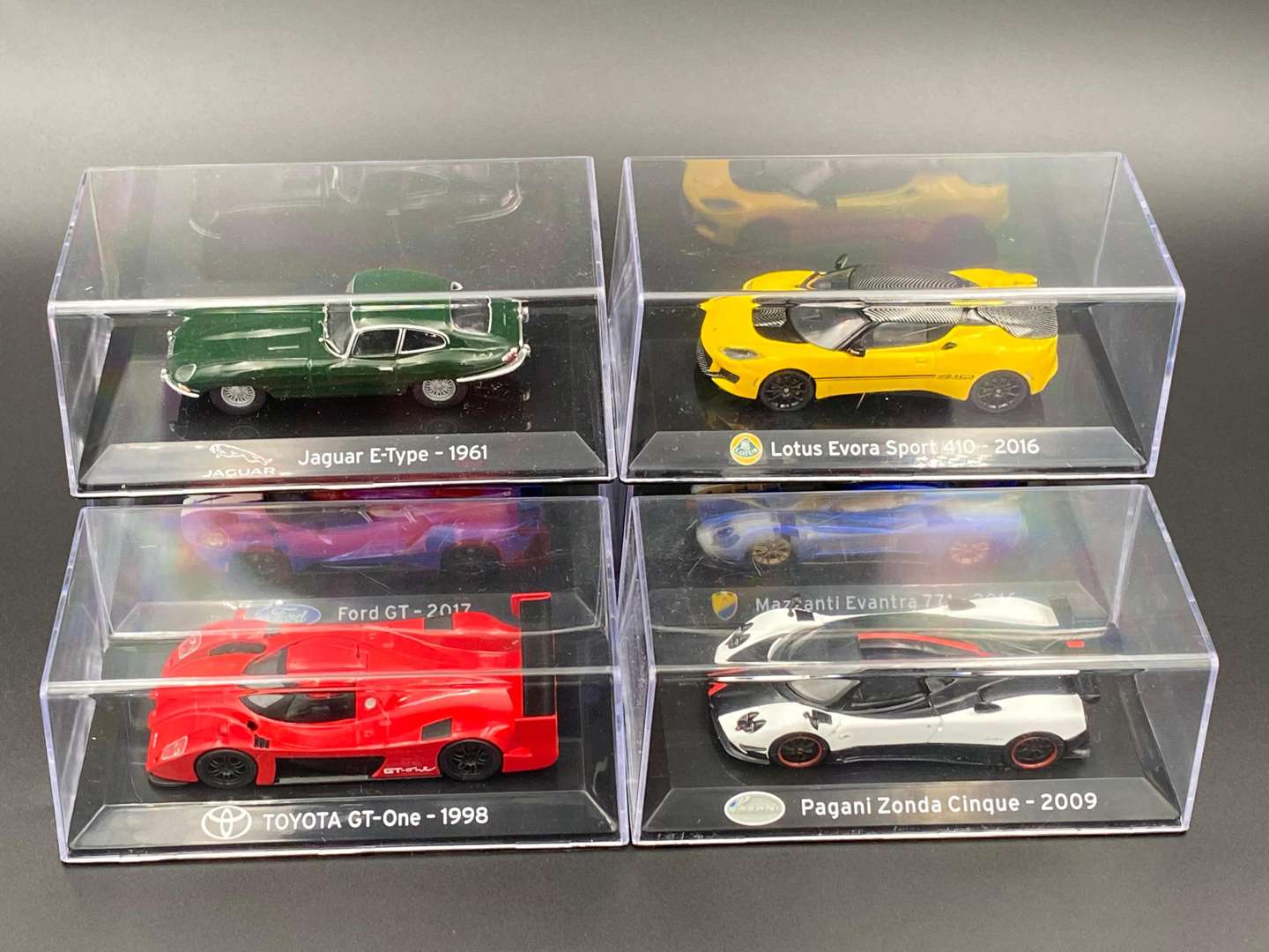 <p>PANINI a collection of 78 miniature supercars</p>