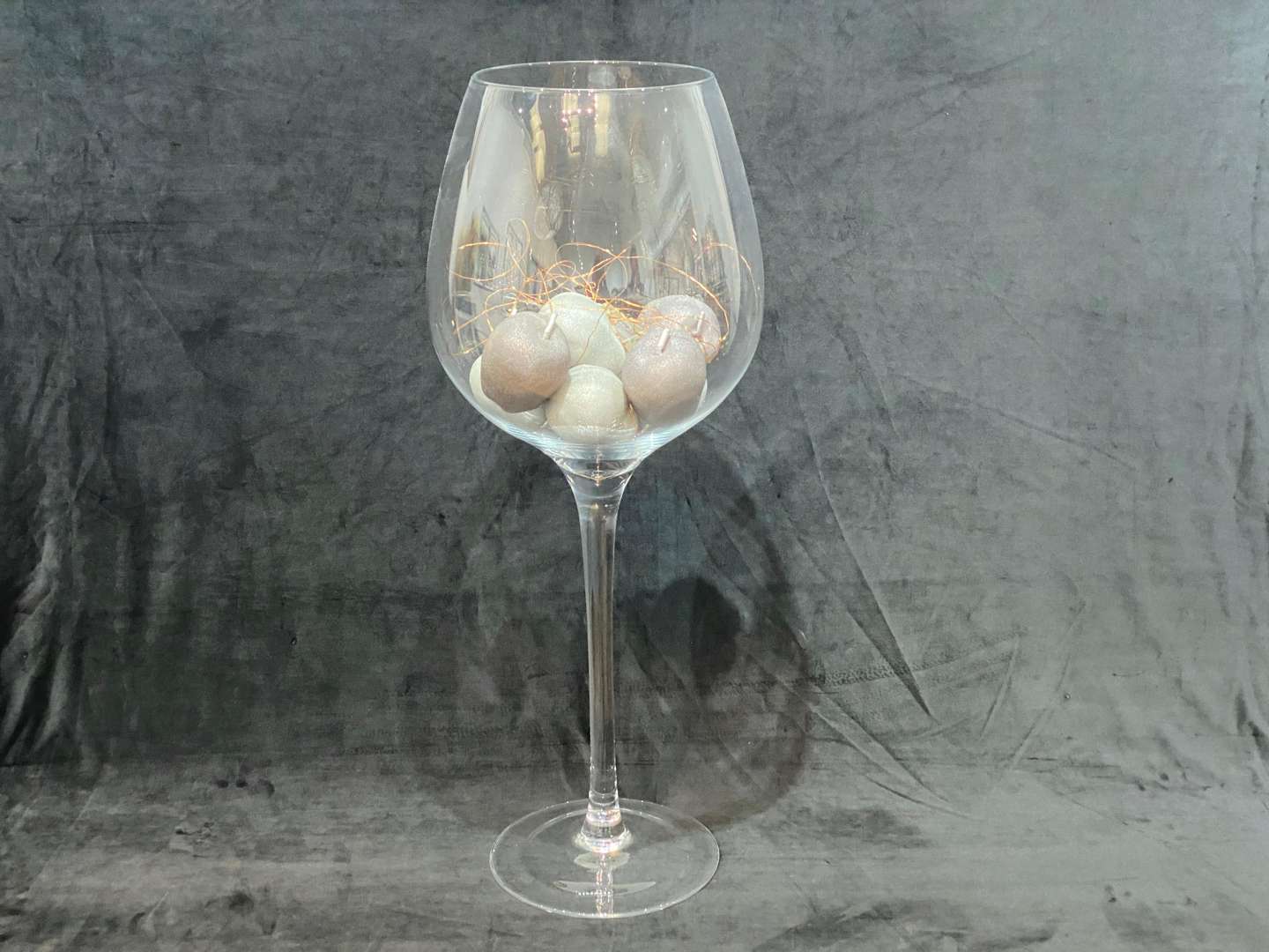 <p>Large handmade wine glass</p>