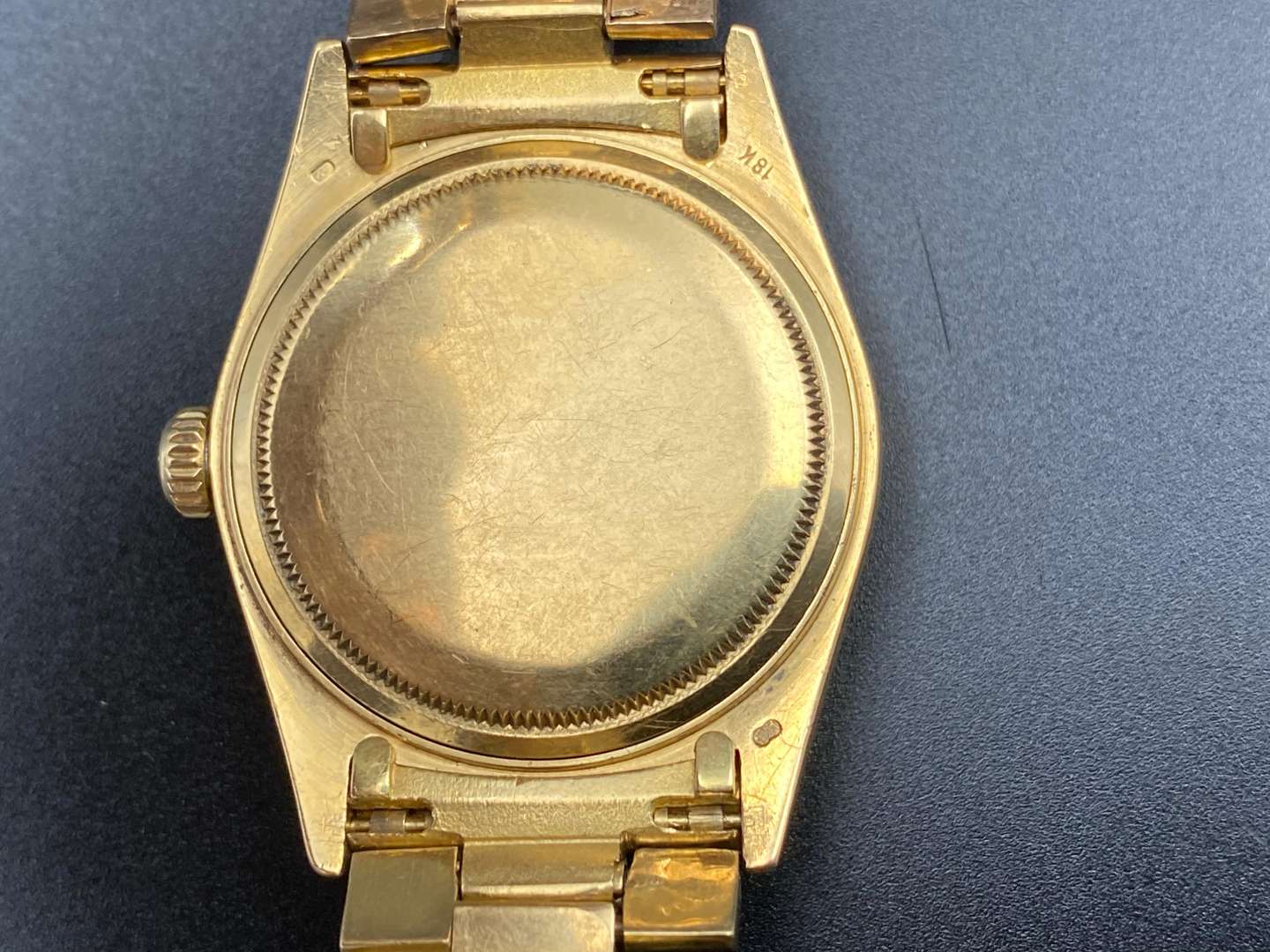 <p>ROLEX, Day-Date, 18ct gold wristwatch,1803, 20440&nbsp;</p>