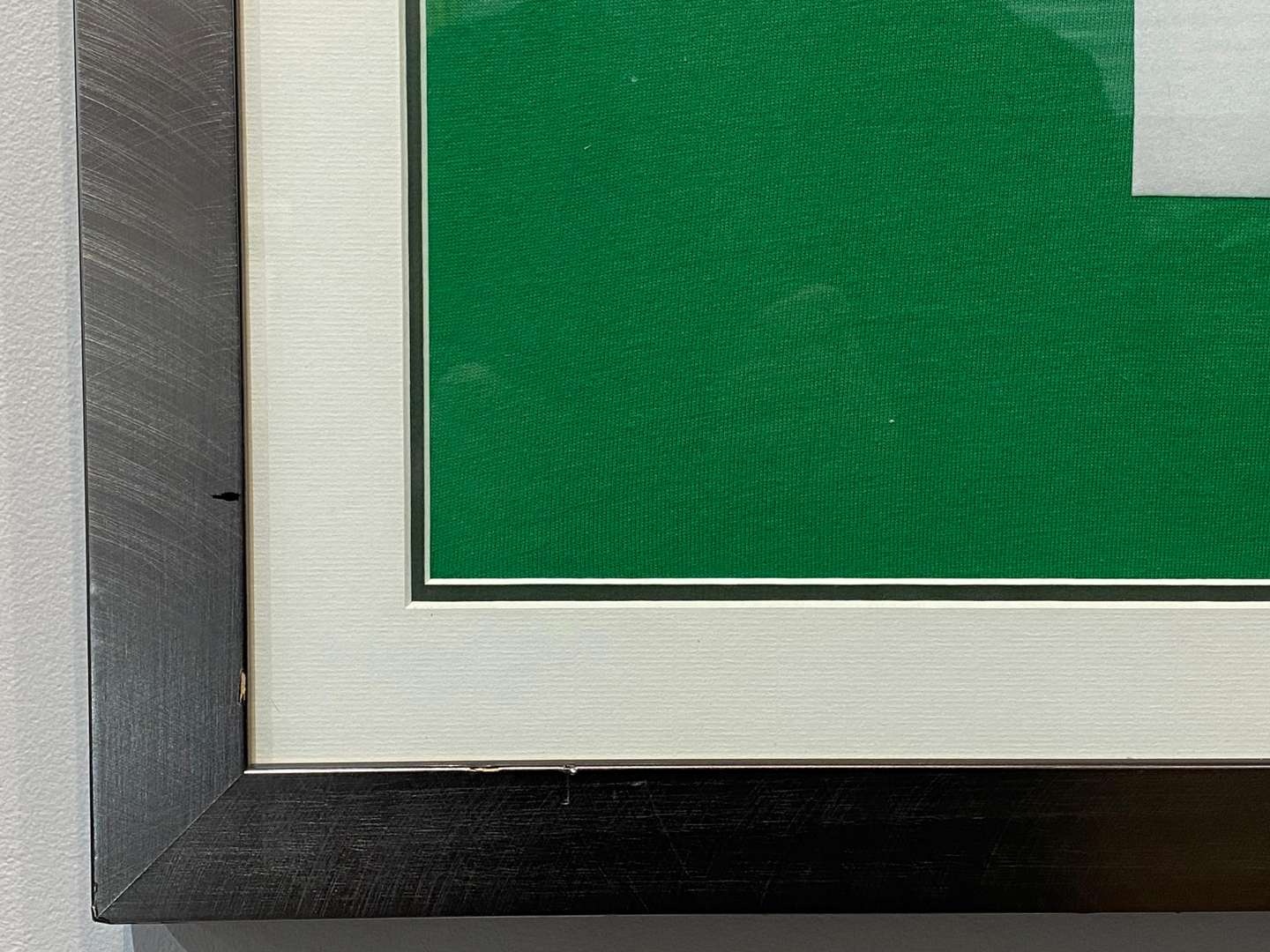 <p>GEORGE BEST, signed and framed Northern Ireland Shirt,</p>