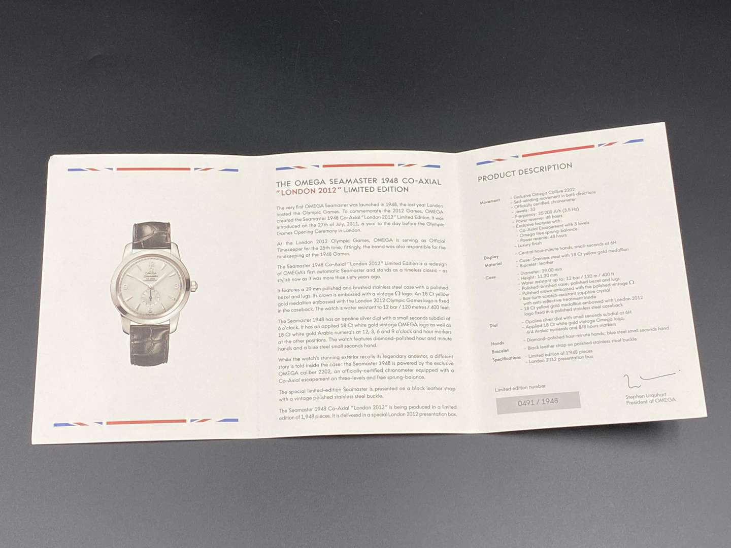 <p>OMEGA Seamaster 2012 Olympic Edition wristwatch</p>