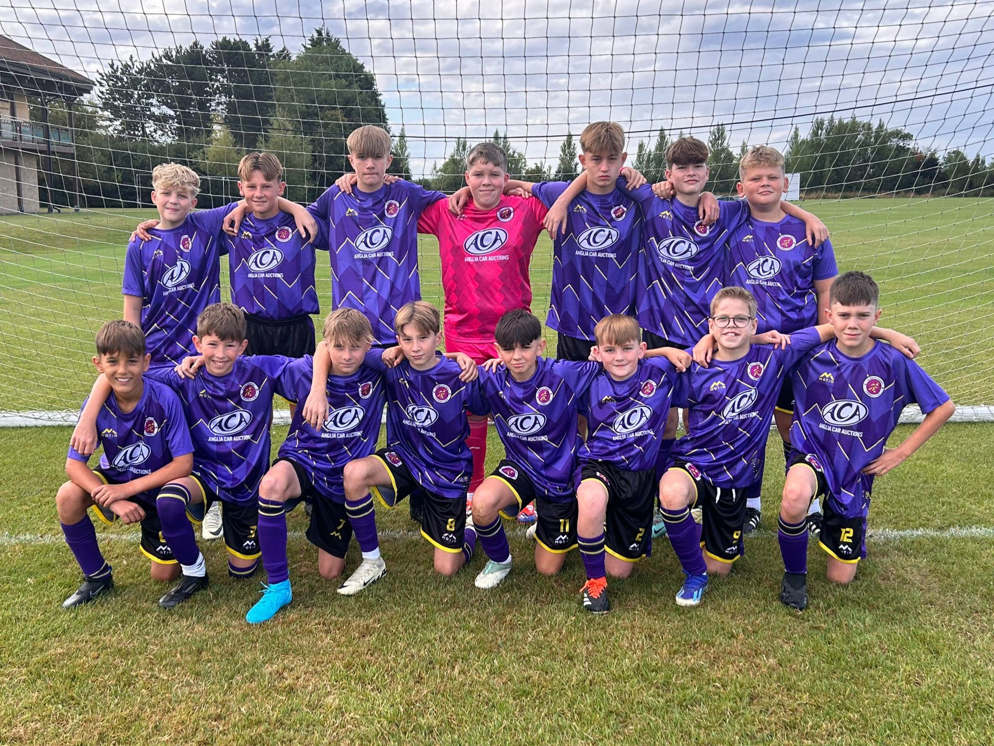 Anglia Car Auctions Continues Sponsorship of Wisbech St Mary U13's Purples Football Team